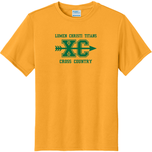 Port and Company Youth Performance Tee -- Gold