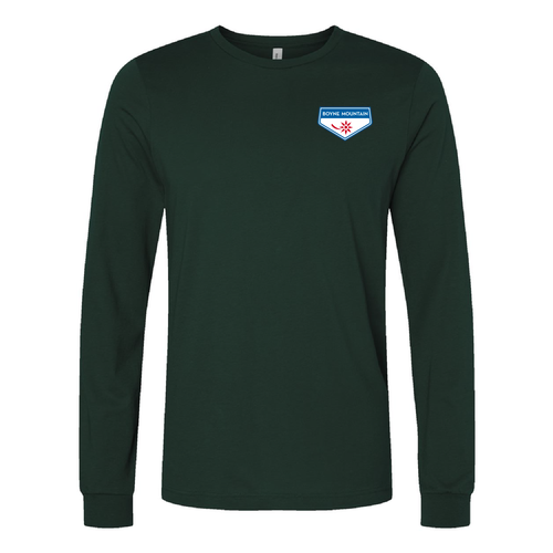 Boyne Mountain Logo 2 Full Color -- Long Sleeve Forest