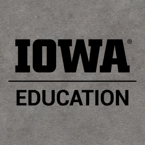 Hawkeye Teachers Bella Canvas Unisex Heather CVC T-Shirt -- Deep Heather