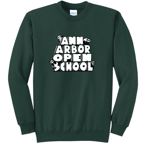 Port and Company Classic Crewneck Sweatshirt -- Dark Green