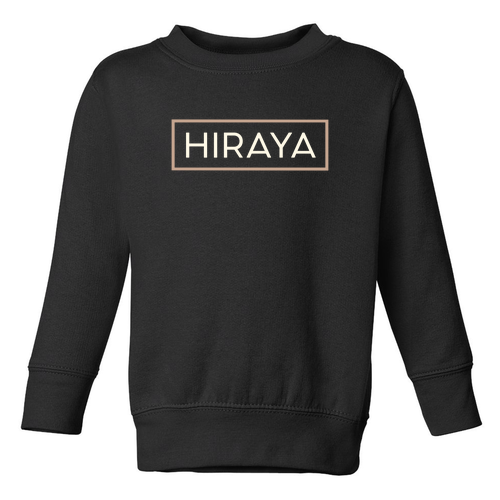 [HIDE] Hiraya Logo Sweatshirt Toddler -- Black