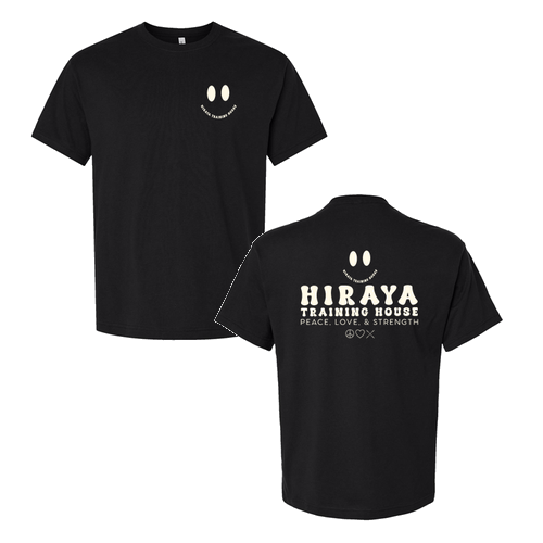 Happy Face Men's Heavy Weight Street Tee -- Black