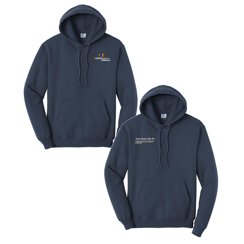 Port and Company Core Fleece Pullover Hooded Sweatshirt -- Navy