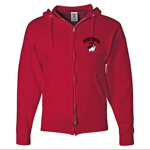Wisconsin Law Full Zips — True Red