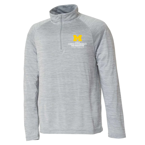 Charles River Space Dye Performance Pullover -- Grey, $43