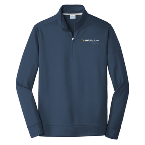 Port & Company Performance Fleece 1/4-Zip Pullover Sweatshirt -- Deep Navy