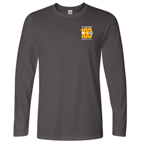Softstyle Longsleeve T Shirt -- Charcoal 180 years design