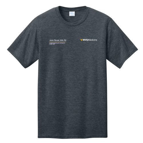 Port & Company CVC Tee -- Dark Heather Grey