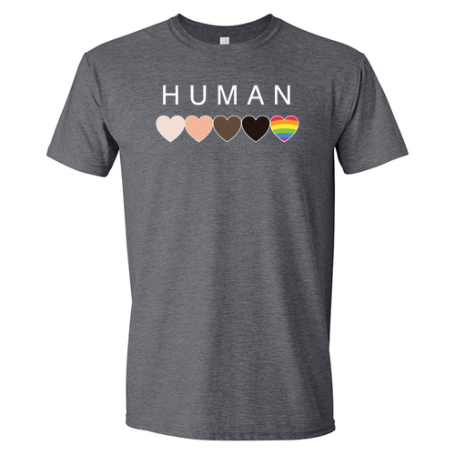 Mens/Unisex Gildan SoftStyle Fitted T-Shirt -- Dark Heather