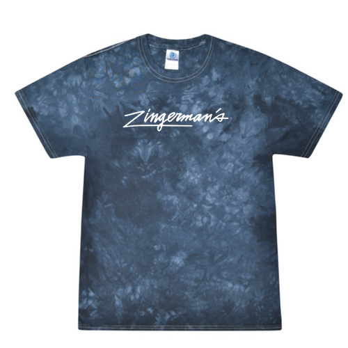 Tie-Dye Crystal Wash T-Shirt -- Navy