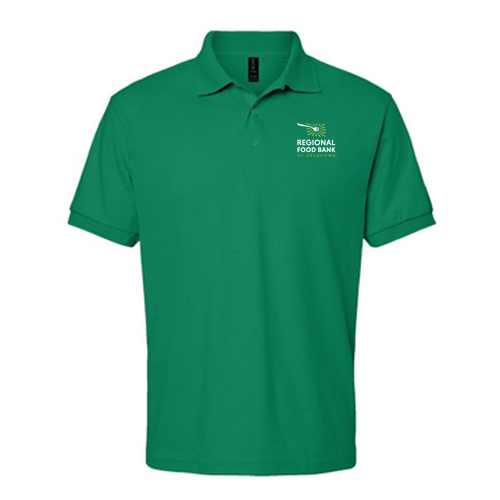 Gildan DryBlend Jersey Polo Embroidered-- Kelly Green