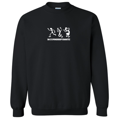 Gildan Heavy Blend Crew Neck Sweatshirt -- Black