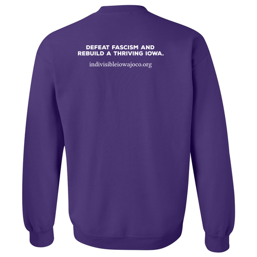Gildan Heavy Blend Crew Neck Sweatshirt -- Purple