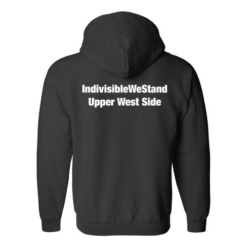Gildan Full Zip Hooded Sweatshirt -- Black