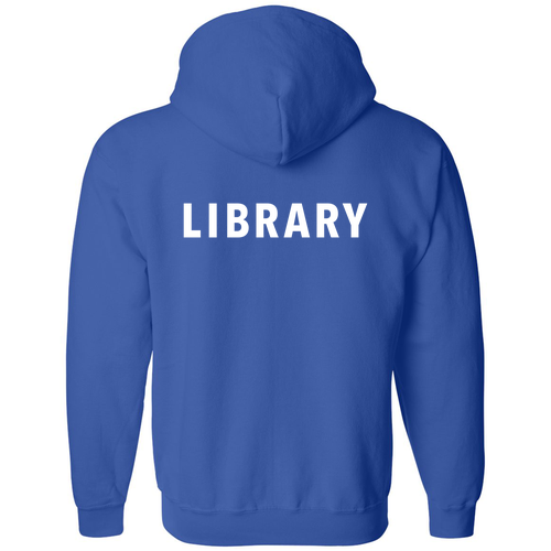Regular Gildan Full Zip Hooded Sweatshirt -- Royal