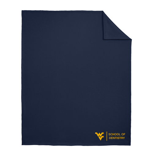 Port and Company Core Fleece Sweatshirt Blanket -- Navy