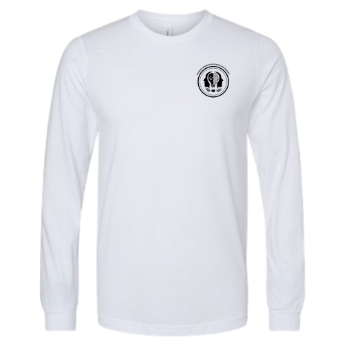 Bella+Canvas Unisex Heather Cvc Long Sleeve Tee- Heathers -- Solid White Blend