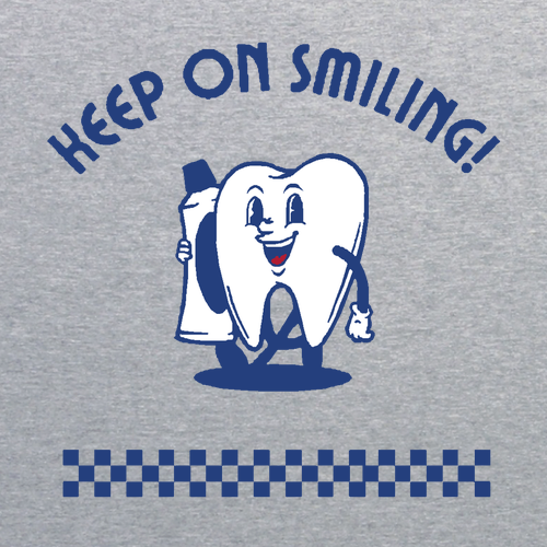 Keep On Smiling Crewneck -- Sport Grey