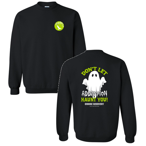 Gildan Heavy Blend Crew Neck Sweatshirt -- Black