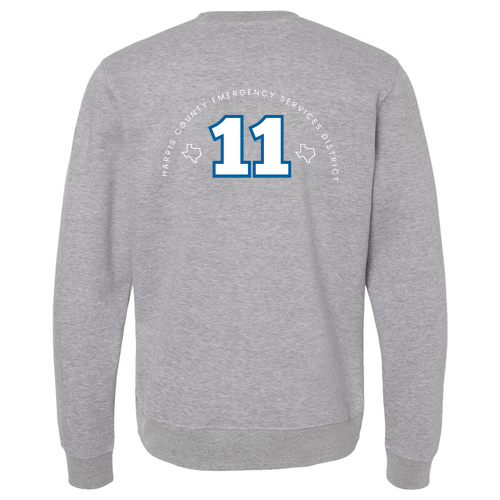 J. America BTB Fleece Crew -- Oxford