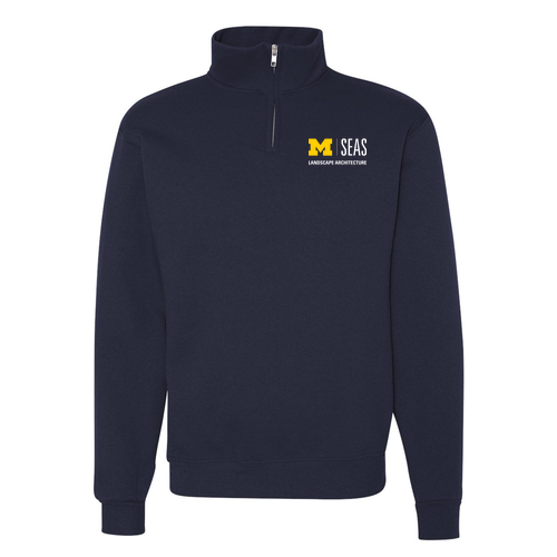 Jerzees Quarter Zip Sweatshirt Adult -- Navy