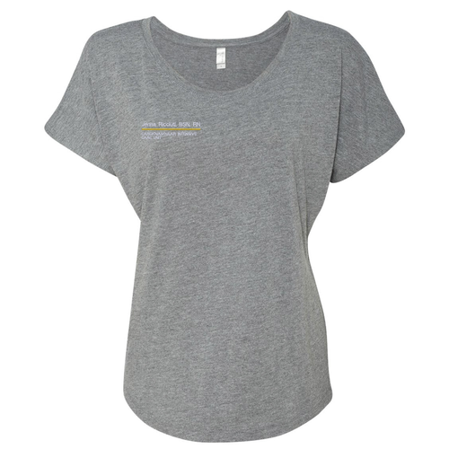 Next Level Apparel Tri-Blend Dolman T-Shirt -- Premium Heather