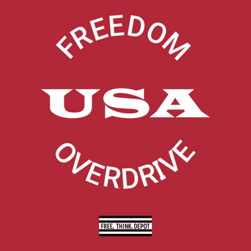 Freedom Overdrive T-Shirt -- Red