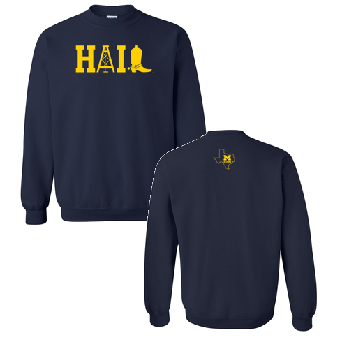 Mens/Unisex Gildan Heavy Blend Crewneck Sweatshirt -- Navy
