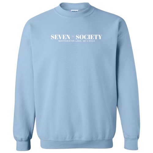 Gildan Heavy Blend Crew Neck Sweatshirt -- Light Blue