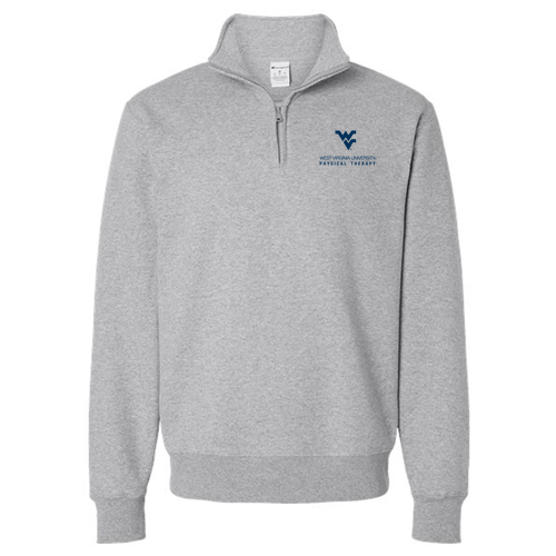 Champion Powerblend Quarter-Zip Sweatshirt -- Light Steel