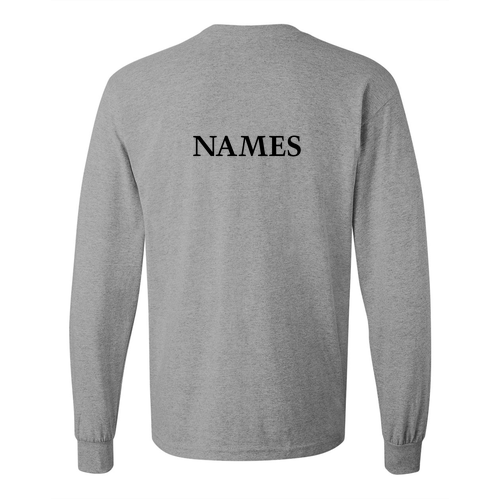 Gildan Heavy Cotton Longsleeve Basic T-Shirt -- Sport Grey