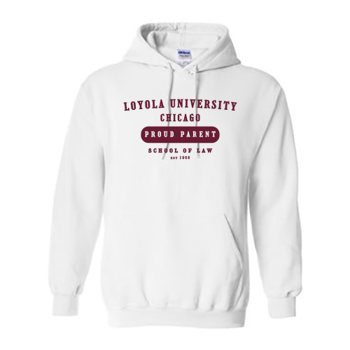 Proud Parent Hooded Sweatshirt -- White