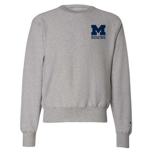 Champion Reverse Weave Crewneck Sweatshirt -- Oxford Grey SCREENPRINT