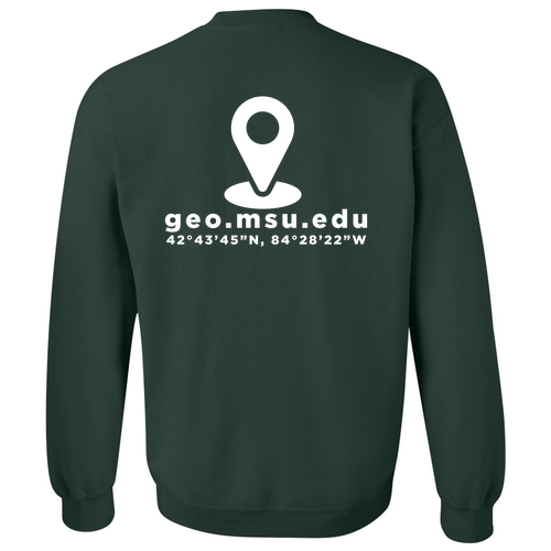 Gildan Heavy Blend Crew Neck Sweatshirt -- Forest Green