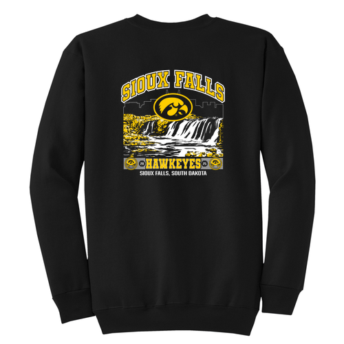 Crest Port and Company Classic Crewneck Sweatshirt -- Jet Black