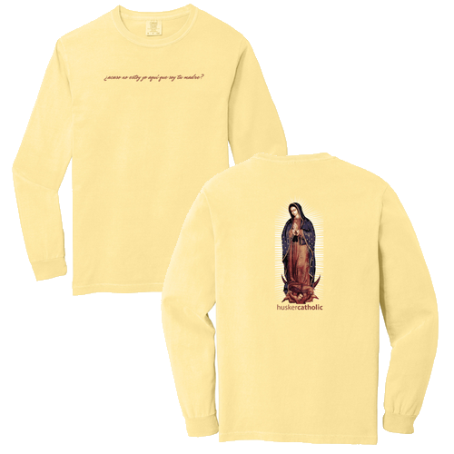 Comfort Colors Unisex Garment-Dyed Heavyweight Long Sleeve T-Shirt -- Butter