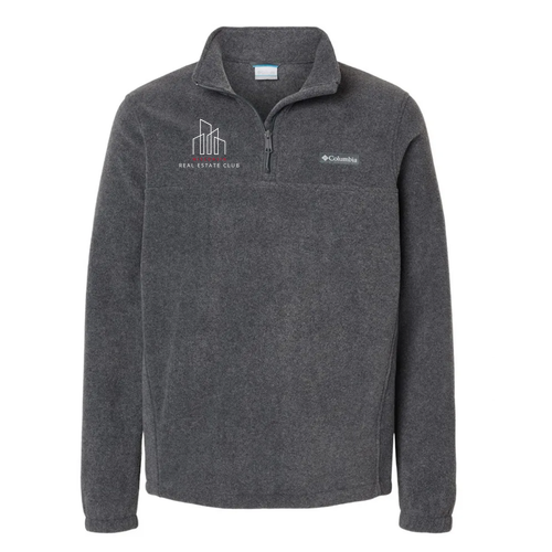 Columbia Men's Steens Mountain Half-Zip Fleece Jacket -- Charcoal Heather