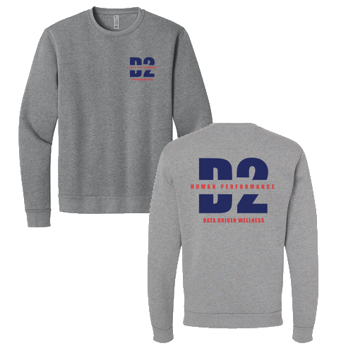 Next Level Apparel Adult Malibu Crewneck Sweatshirt -- Heather Gray -- D2