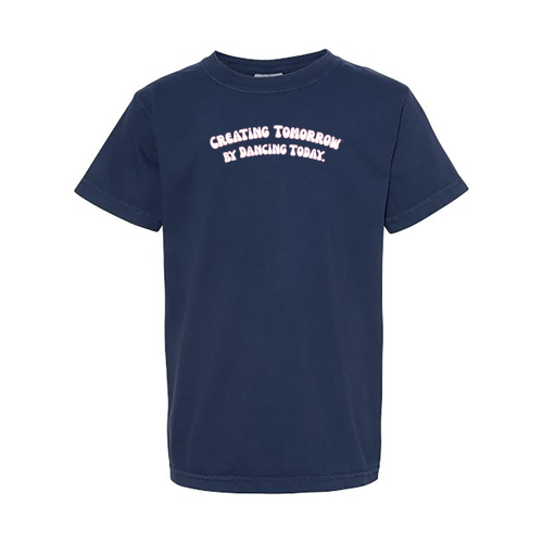 Comfort Colors Youth Garment-Dyed Heavyweight T-Shirt -- True Navy