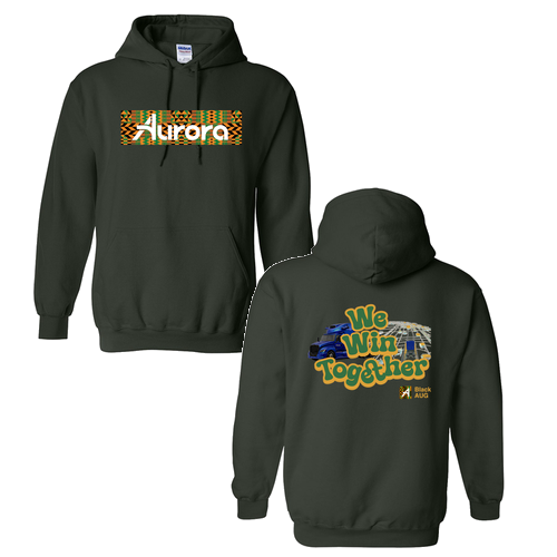 Gildan Heavy Blend Hooded Sweatshirt -- Forest Green