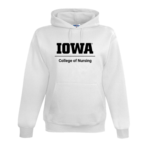 Jerzees 8 oz 50/50 Nublend Adult Hooded Sweatshirt -- White