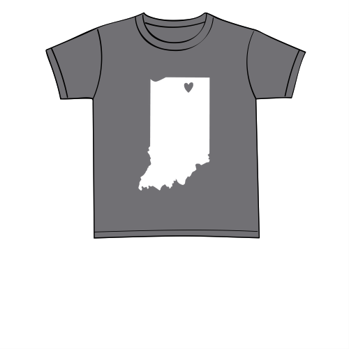 Gildan DryBlend 50/50 Youth T-Shirt -- Dark Heather