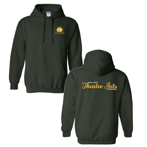 Gildan Heavy Blend Hooded Sweatshirt --- Forest Green