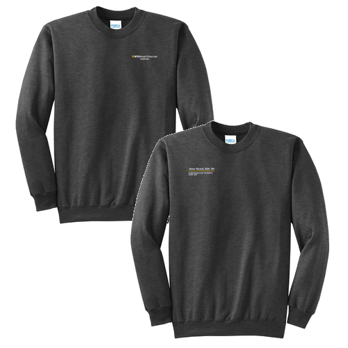 Port and Company Classic Crewneck Sweatshirt -- Dark Heather Grey