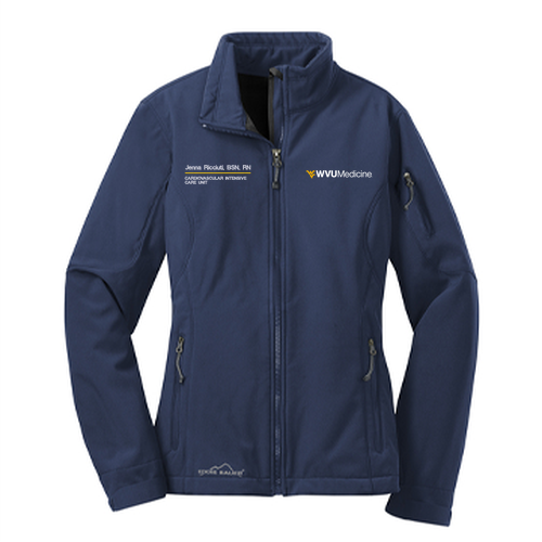 Eddie Bauer Ladies Soft Shell Jacket -- River Blue Navy