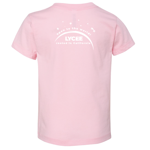 Toddler BELLA+CANVAS Short Sleeve Tee -- Pink