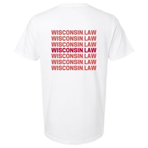 WISCONSIN LAW T-shirt—White