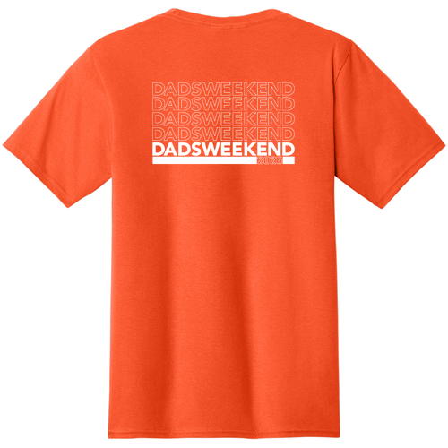 Dad's Weekend Short Sleeve Tee -- Orange