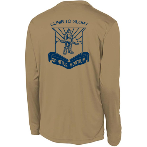 Sport Tek Long Sleeve Competitor -- Coyote Brown
