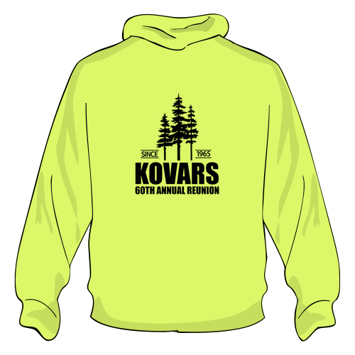 Independent Trading Midweight Hooded Sweatshirt -- Safety Yellow